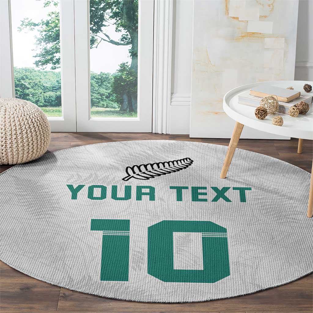 Custom New Zealand Football Round Carpet Go All Silver Ferns - Towards World Cup 2026