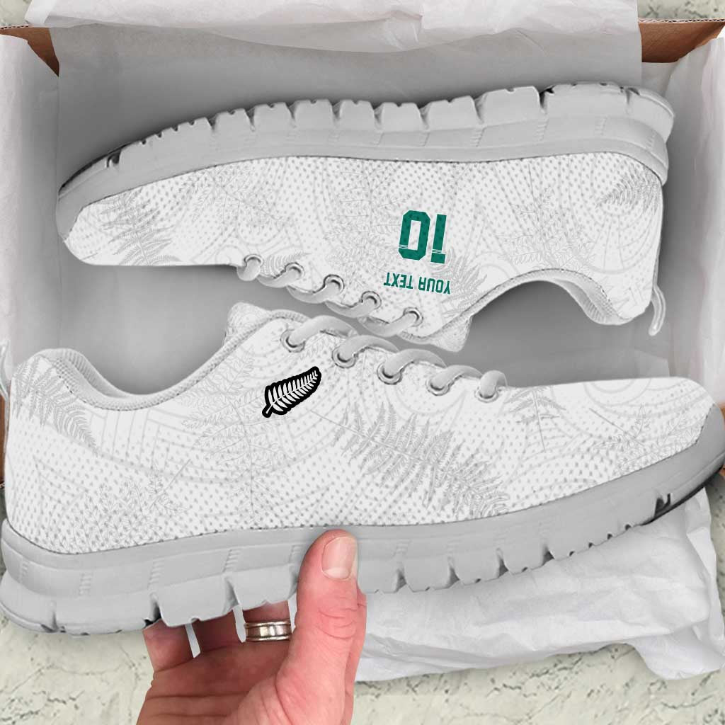 Custom New Zealand Football-Towards World Cup 2026 Sneakers Go All Silver Ferns