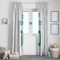 Custom New Zealand Football Window Curtain Go All Silver Ferns - Towards World Cup 2026