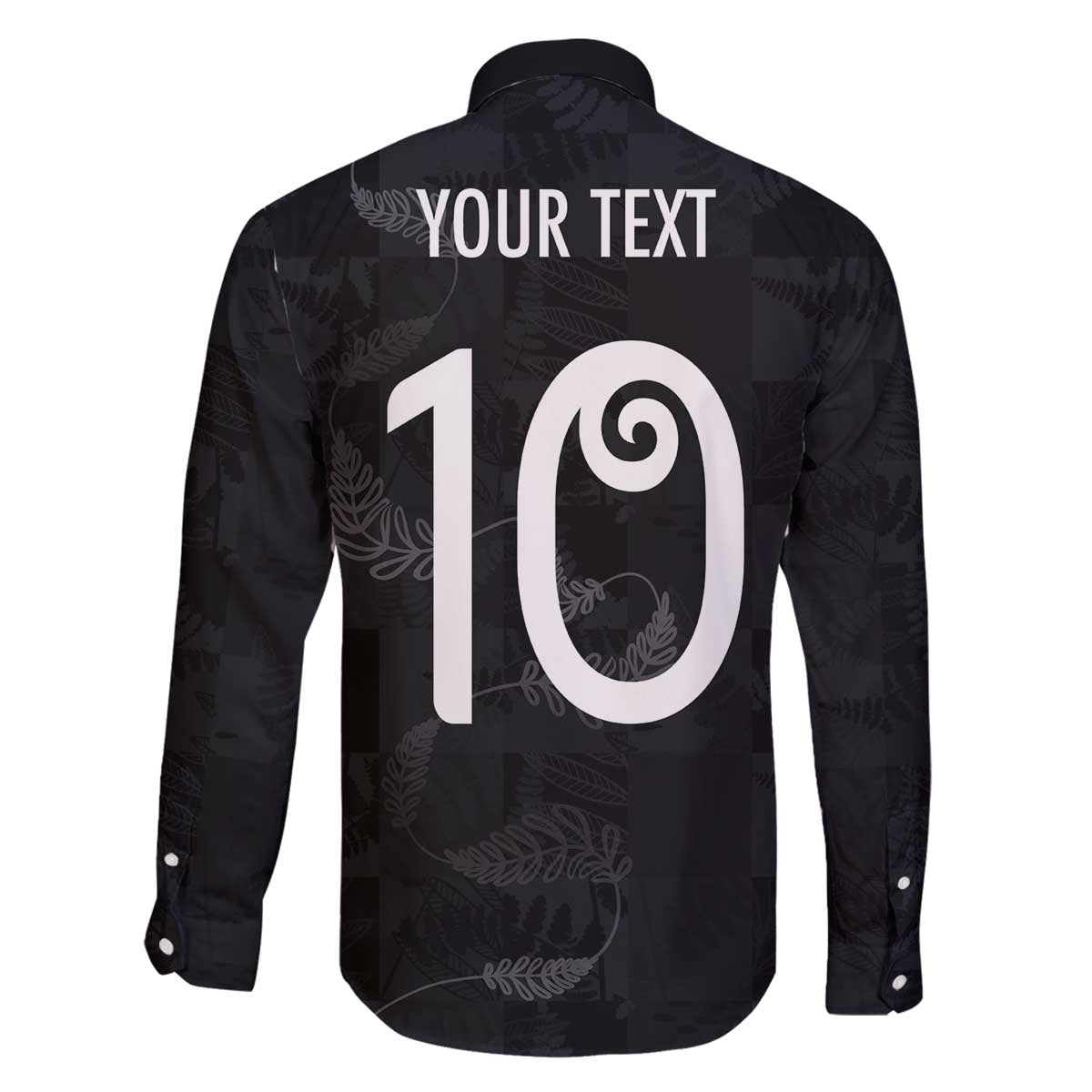 Custom New Zealand Rugby Family Matching Off The Shoulder Long Sleeve Dress and Hawaiian Shirt All Silver Ferns Blacks