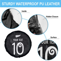 Custom New Zealand Rugby Spare Tire Cover All Silver Ferns Blacks