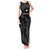 Custom New Zealand Rugby Tank Maxi Dress All Silver Ferns Blacks
