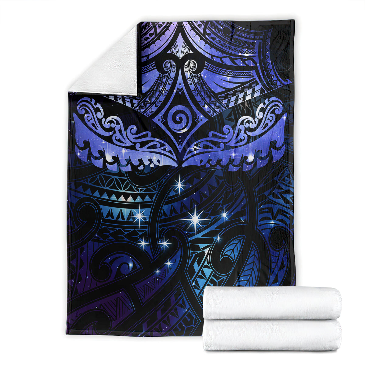 New Zealand Matariki Blanket Maori Pattern and Matariki Sky Night