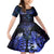 New Zealand Matariki Family Matching Mermaid Dress and Hawaiian Shirt Maori Pattern and Matariki Sky Night