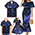 New Zealand Matariki Family Matching Mermaid Dress and Hawaiian Shirt Maori Pattern and Matariki Sky Night