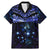 New Zealand Matariki Family Matching Mermaid Dress and Hawaiian Shirt Maori Pattern and Matariki Sky Night