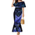 New Zealand Matariki Family Matching Mermaid Dress and Hawaiian Shirt Maori Pattern and Matariki Sky Night