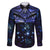 New Zealand Matariki Family Matching Puletasi and Hawaiian Shirt Maori Pattern and Matariki Sky Night