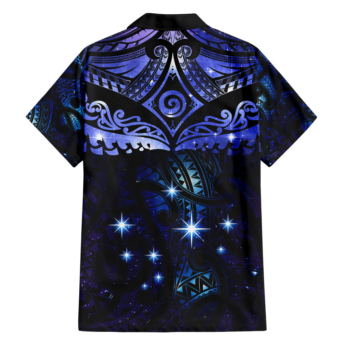 New Zealand Matariki Family Matching Summer Maxi Dress and Hawaiian Shirt Maori Pattern and Matariki Sky Night