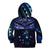 New Zealand Matariki Kid Hoodie Maori Pattern and Matariki Sky Night