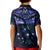 New Zealand Matariki Kid Polo Shirt Maori Pattern and Matariki Sky Night