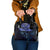 New Zealand Matariki Shoulder Handbag Maori Pattern and Matariki Sky Night