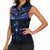 New Zealand Matariki Women Sleeveless Polo Shirt Maori Pattern and Matariki Sky Night