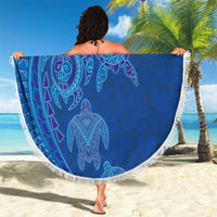 Hawaiian Turtles and Polynesian Art Tattoo Beach Blanket Ocean Abyss LT03 - Polynesian Pride