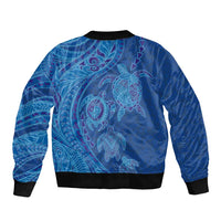 Hawaiian Turtles and Polynesian Art Tattoo Bomber Jacket Ocean Abyss LT03 - Polynesian Pride