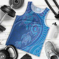 Hawaiian Turtles and Polynesian Art Tattoo Men Tank Top Ocean Abyss LT03 - Polynesian Pride