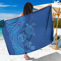 Hawaiian Turtles and Polynesian Art Tattoo Sarong Ocean Abyss