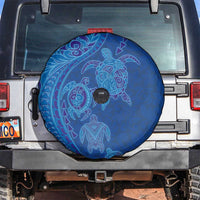 Hawaiian Turtles and Polynesian Art Tattoo Spare Tire Cover Ocean Abyss