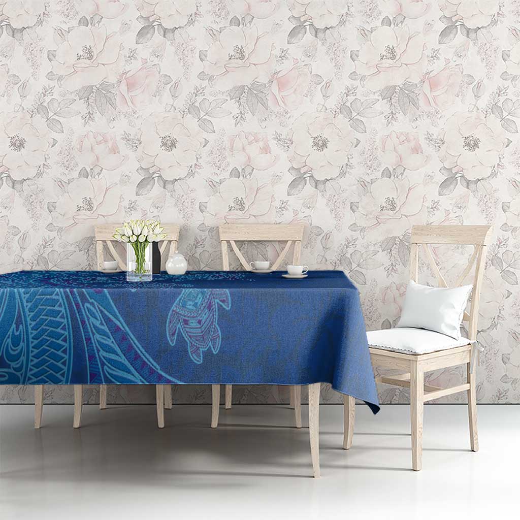 Hawaiian Turtles and Polynesian Art Tattoo Tablecloth Ocean Abyss LT03 - Polynesian Pride