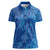 Hawaiian Turtles and Polynesian Art Tattoo Women Polo Shirt Ocean Abyss