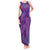 Hawaiian Turtles and Polynesian Art Tattoo Tank Maxi Dress Dusky Violet