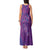 Hawaiian Turtles and Polynesian Art Tattoo Tank Maxi Dress Dusky Violet