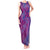 Hawaiian Turtles and Polynesian Art Tattoo Tank Maxi Dress Cerise