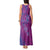 Hawaiian Turtles and Polynesian Art Tattoo Tank Maxi Dress Cerise