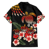 Hawaiian Hibiscus Turtle and Tropical Flower Hawaiian Shirt Dynamic Vibe LT03 - Polynesian Pride