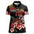 Hawaiian Hibiscus Turtle and Tropical Flower Women Polo Shirt Dynamic Vibe