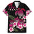 Hawaiian Hibiscus Turtle and Tropical Flower Family Matching Off The Shoulder Long Sleeve Dress and Hawaiian Shirt Sweet Vibe