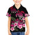 Hawaiian Hibiscus Turtle and Tropical Flower Family Matching Off The Shoulder Long Sleeve Dress and Hawaiian Shirt Sweet Vibe