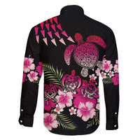Hawaiian Hibiscus Turtle and Tropical Flower Family Matching Puletasi and Hawaiian Shirt Sweet Vibe