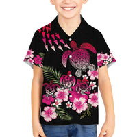 Hawaiian Hibiscus Turtle and Tropical Flower Family Matching Tank Maxi Dress and Hawaiian Shirt Sweet Vibe