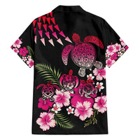Hawaiian Hibiscus Turtle and Tropical Flower Hawaiian Shirt Sweet Vibe