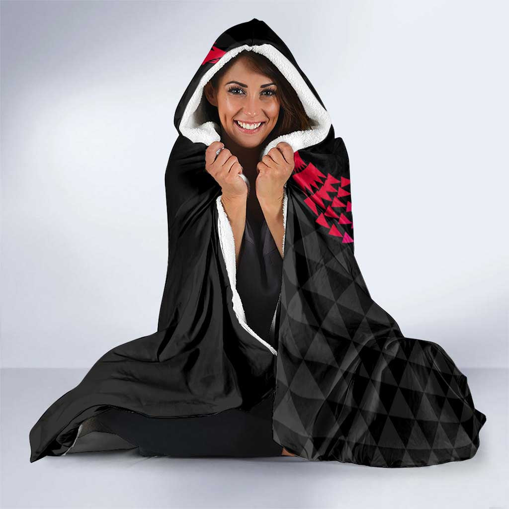 Hawaiian Hibiscus Turtle and Tropical Flower Hooded Blanket Sweet Vibe LT03 - Polynesian Pride