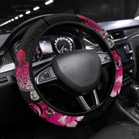 Hawaiian Hibiscus Turtle and Tropical Flower Steering Wheel Cover Sweet Vibe