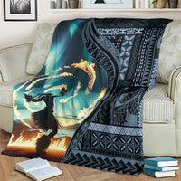Samoan Siapo Motif and Siva Afi Dance Blanket