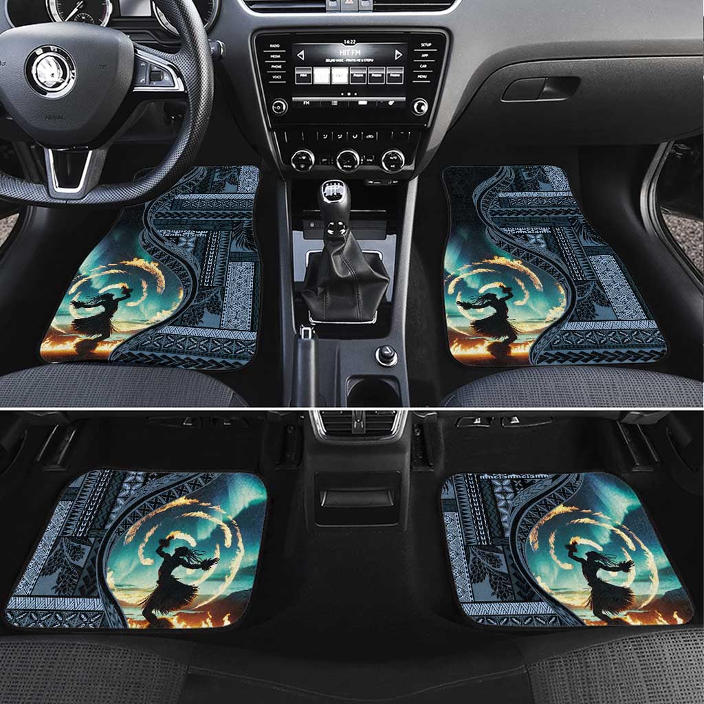 Samoan Siapo Motif and Siva Afi Dance Car Mats