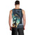 Samoan Siapo Motif and Siva Afi Dance Men Tank Top