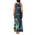 Samoan Siapo Motif and Siva Afi Dance Tank Maxi Dress