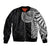 Samoan Art Tattoo Polynesian Pattern Bomber Jacket