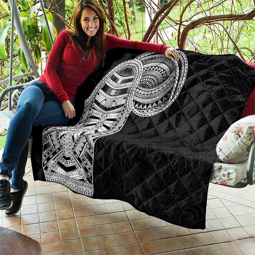 Samoan Art Tattoo Polynesian Pattern Quilt