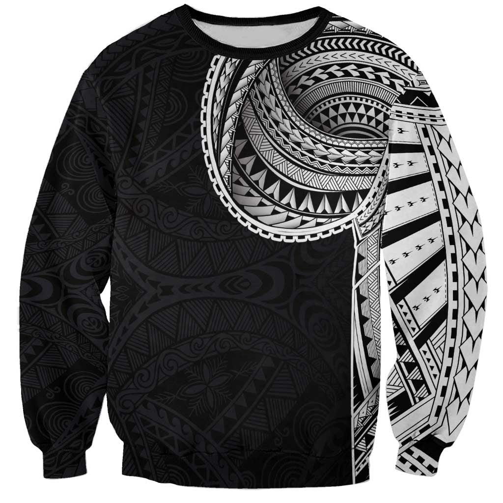 Samoan Art Tattoo Polynesian Pattern Sweatshirt