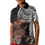 Samoan Warrior Art Tattoo Kid Polo Shirt Polynesian Pattern and Teuila