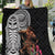 Samoan Warrior Art Tattoo Quilt Polynesian Pattern and Teuila