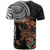 Samoan Warrior Art Tattoo T Shirt Polynesian Pattern and Teuila