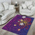 Hawaiian Octopus Tattoo and Frangipani Area Rug