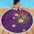 Hawaiian Octopus Tattoo and Frangipani Beach Blanket