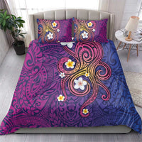 Hawaiian Octopus Tattoo and Frangipani Bedding Set LT03 - Polynesian Pride